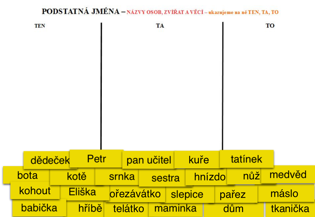 Třídění – TEN, TA, TO thumbnail